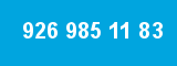 926 985 11 83 926 985 11 83